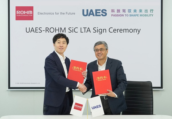 ROHM and UAES Sign a Long-Term Supply Agreement for SiC Power Devices ROHM and UAES Sign a Long-Term Supply Agreement for SiC Power Devices