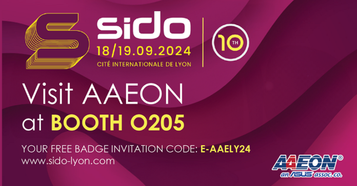Join AAEON for Live Discussions, Demos, and More at the 10th Annual SIDO Lyon Exhibition SIDO Lyon Exhibition