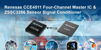 CCE4511 IO-Link Master IC and ZSSC3286 Sensor Signal Conditioner