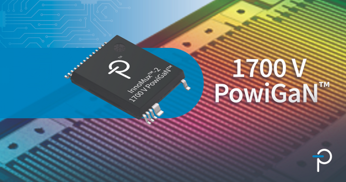 Power Integrations Launches 1700 V GaN Switcher IC, Setting New Benchmark for Gallium Nitride Technology InnoMux-2 1700 V PowiGaN