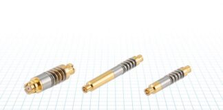 Spring-Loaded Adapters for SMP, SMPM and SMPS Connectors