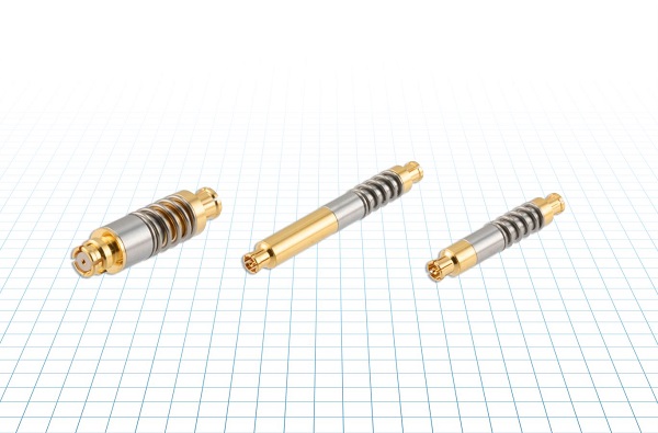 Spring-Loaded Adapters for SMP, SMPM and SMPS Connectors Spring-Loaded Adapters for SMP, SMPM and SMPS Connectors