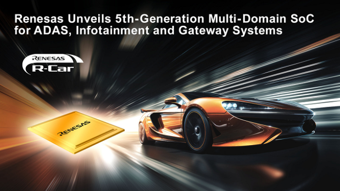 Renesas Launches R-Car X5H SoC
