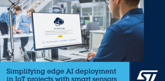 STMicroelectronics Launches ST AIoT Craft Tool to Accelerate AIoT Projects with Smart Sensors