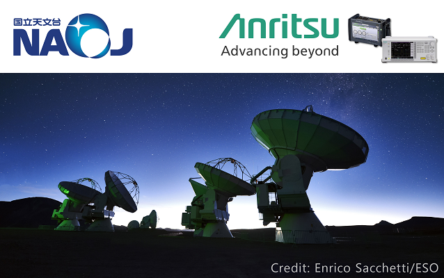 National Astronomical Observatory of Japan selects Anritsu 400G Tester and Optical Spectrum Analyzer to evaluate 1.6 Tbps transmission system of ALMA radio telescope Anritsu 400G Tester and Optical Spectrum Analyzer