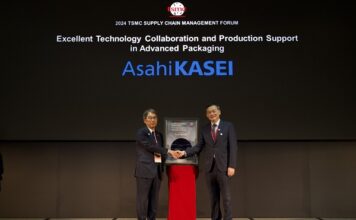 Asahi Kasei receives 2024 TSMC Excellent Performance Award