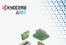 KYOCERA AVX's 9159-800 Dual Entry Card Edge Connectors