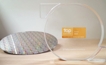STMicroelectronics recognized as a Global Top Employer 2025 STMicroelectronics- Global Top Employer 2025