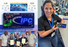 ART IPC UK Hand Soldering Competition winner