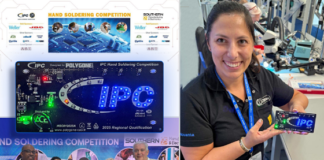 ART IPC UK Hand Soldering Competition winner