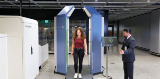 Frankfurt airport use walk-through scanners from Rohde & Schwarz