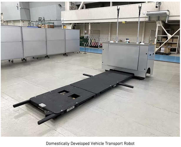 Domestic Development Vehicle Transport Robot