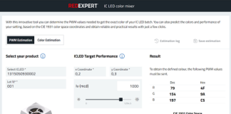 ICLED Color Calculator