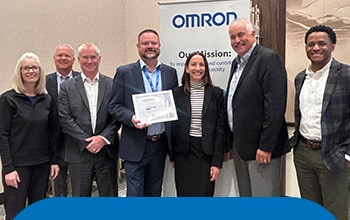 Mouser Electronics Awarded Distributor of the Year Honors from OMRON Electronic Components for Fifth Consecutive Year Distributor of the Year Award