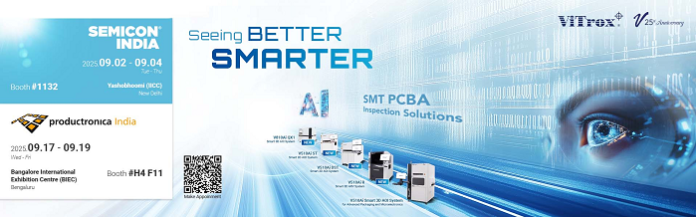 AI-Powered Vision Inspection Solutions at SEMICON India and Productronica India 2025