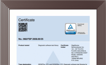 GigaDevice GD32F5xx and GD32G5xx Software Test Libraries (STL) Receive TÜV Rheinland IEC 61508 Functional Safety Certification GD32F5xx and GD32G5xx