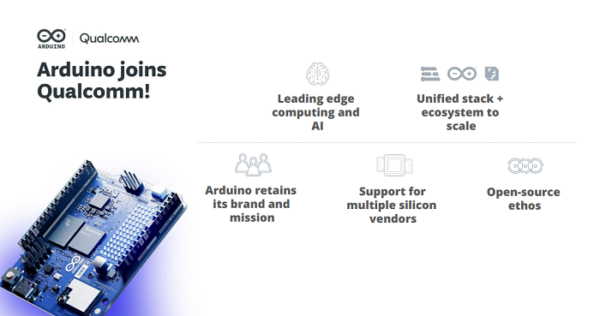 Qualcomm Arduino acquisition Qualcomm Arduino acquisition