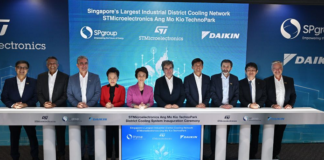 Update: Singapore’s largest industrial district cooling system, Now operational at ST’s AMK TechnoPark district cooling system