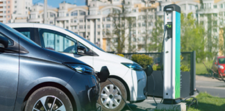 EV charging station factory
