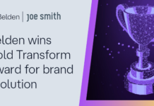 Belden wins Gold Transform Award for brand evolution Belden