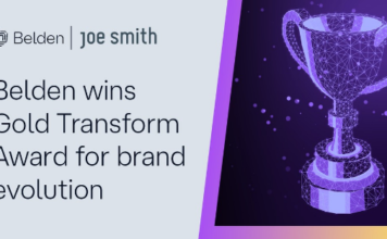 Belden wins Gold Transform Award for brand evolution Belden