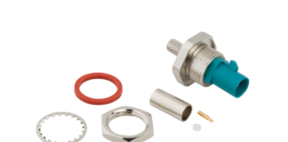 Durable IP67 FAKRA Rear Mount Bulkhead Plugs Support Increased Compatibility IP67 FAKRA