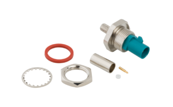 Durable IP67 FAKRA Rear Mount Bulkhead Plugs Support Increased Compatibility IP67 FAKRA