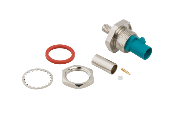 IP67 FAKRA Rear Mount Bulkhead Plugs IP67 FAKRA