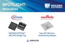 Mouser Expands Wearable Electronics Portfolio with Compact, Low-Power, and High-Performance Components Wearable Electronics