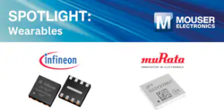 Mouser Expands Wearable Electronics Portfolio with Compact, Low-Power, and High-Performance Components Wearable Electronics