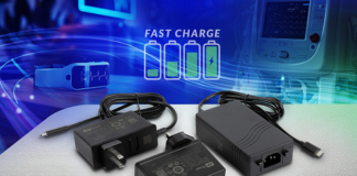 Compact GaN-based 65W to 140W PD chargers support fast charging in medical and industrial technology applications XP Power