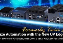 AAEON Announces Four UP Edge PCs to Address Evolving Automation Needs UP Edge PCs