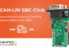 CAN-LIN SBC Click from MIKROE provides high-speed communication over both CAN and LIN for automotive and industrial systems CAN-LIN SBC Click