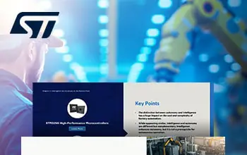 Mouser Electronics Shares Insights on Industrial Automation in New eBook from STMicroelectronics Industrial Automation eBook