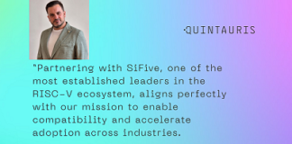 Quintauris and SiFive Announce Partnership to Advance RISC-V Ecosystem Development RISC-V