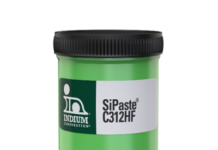 Indium Corporation Launches New Solder Paste for High Print Consistency and Easy Cleanability SiPaste C312HF
