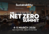 Sustainability LIVE: The Net Zero Summit 2026 – Returns to London March 2026 Sustainability LIVE: The Net Zero Summit 2026