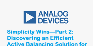 Active Balancing Solution for BMS Design