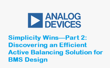 Active Balancing Solution for BMS Design