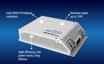 300W Railway DC/DC Features 110VDC Output and 12:1 Input Range 300W Railway DC/DC