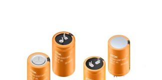 TDK introduces two new DC link capacitor series optimized for on-board chargers in electric vehicles DC Link Capacitors