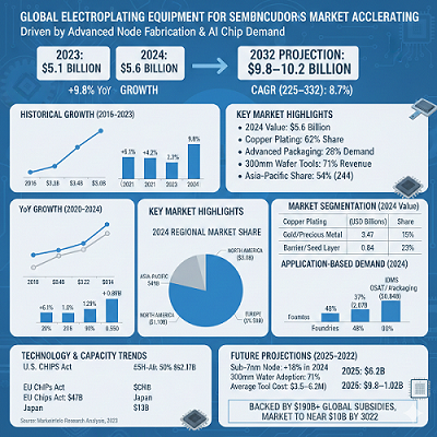 Electroplating Equipment for Semiconductors Market