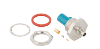 IP67 Fakra Rear Mount Bulkhead Plug