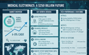 Medical Electronics Market 2024–2030: $180B Industry, 7% CAGR & 12 Key Performance Metrics Medical Electronics Market