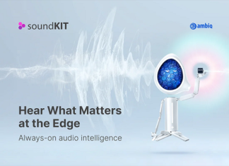 Ambiq Launches soundKIT to Accelerate Always-On, On-Device Audio AI for the Edge Ambiq soundKIT