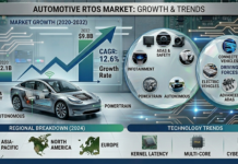 Automotive Real-Time Operating System Market to Surpass $9.8 Billion by 2032 at 12.6% CAGR Automotive RTOS Market