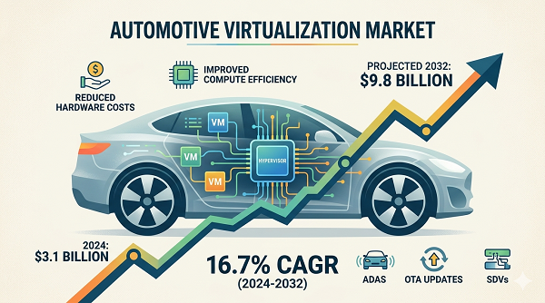 Automotive Virtualization Market Automotive Virtualization Market