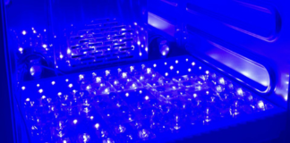 Blue light photothermal aging