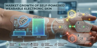 Self-Powered and Wearable Electronic Skin Market