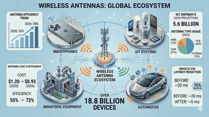 Wireless Antennas Market Growth: 50% Device Surge & 200% Antenna Expansion by 2026 Wireless Antennas Market